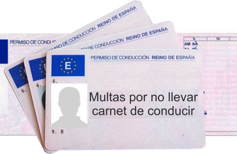 multas carnet conducir