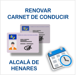 renovar carnet conducir ALCALA DE HENARES