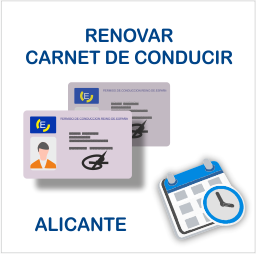 Renovar carnet de conducir en Alicante. Sólo 25 € 1